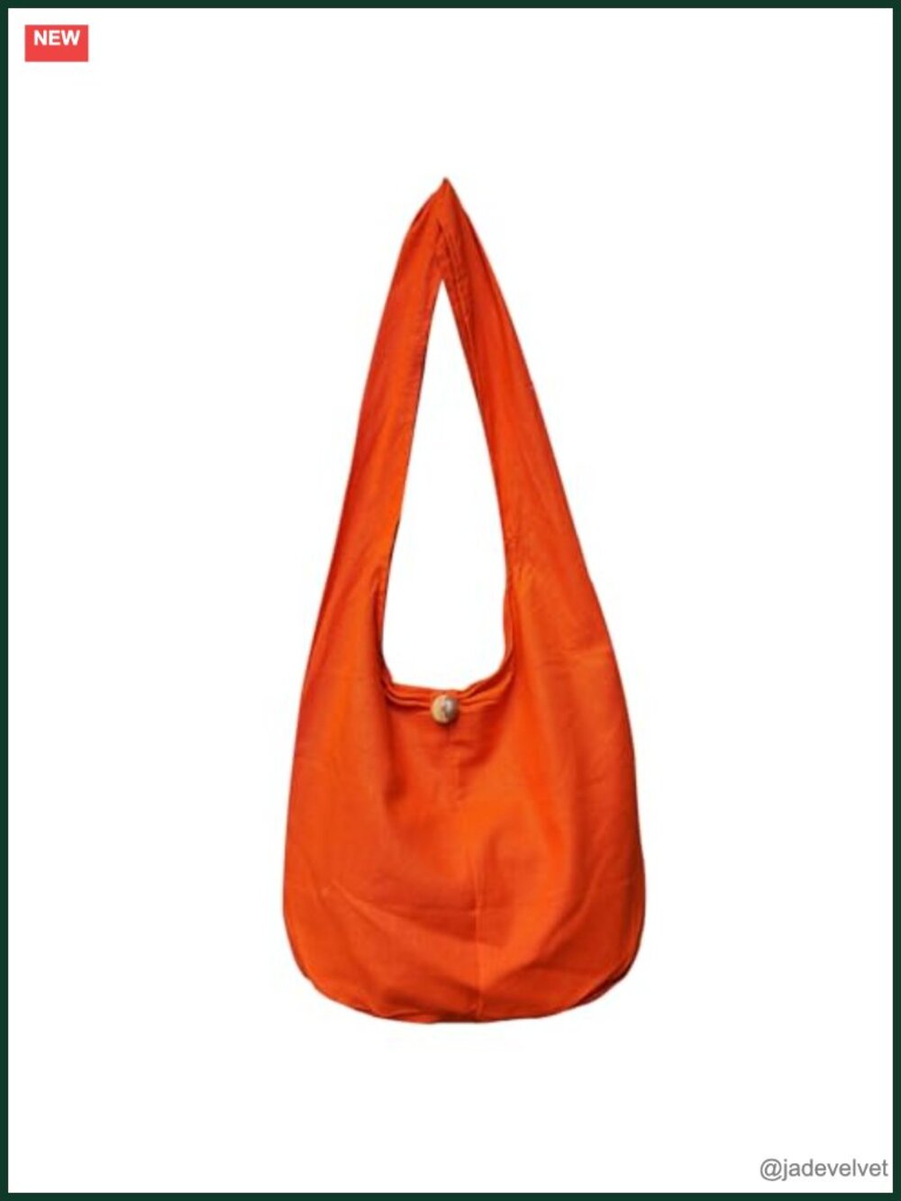 Handmade Cotton Sling Crossbody Messenger Bag Hobo Large